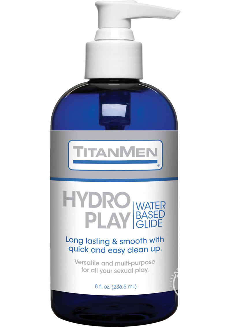 Titanmen Hydro Play Water Based Glide Lubricant - 8oz