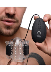 Trinity Men Twin Bullet Penis Head Teaser with Remote Control