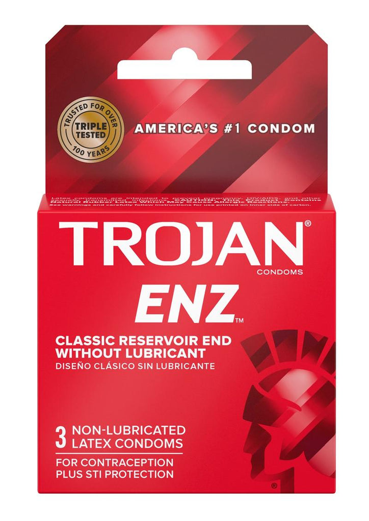 Trojan Condom Regular Non Lubricated  Primal Pleasure
