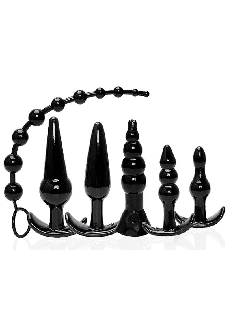 Try-Curious Anal Plug Kit - Black