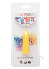 Turbo Buzz Classic Rechargeable Mini Bullet - Yellow