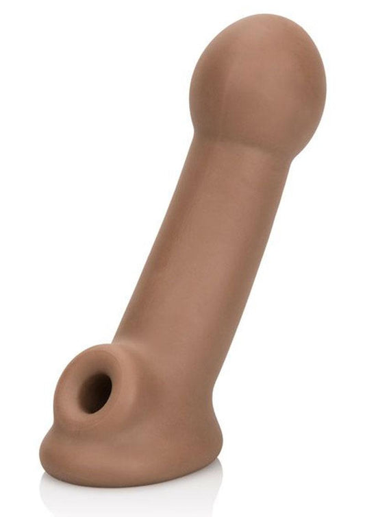 Ultimate Extender Penis Sleeve - Chocolate - 6.25in