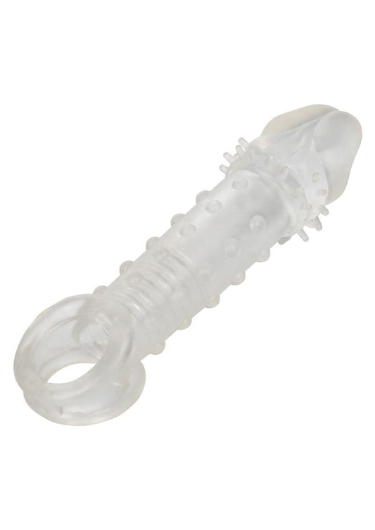 Ultimate Stud Penis Extender with Scrotum Support - Clear