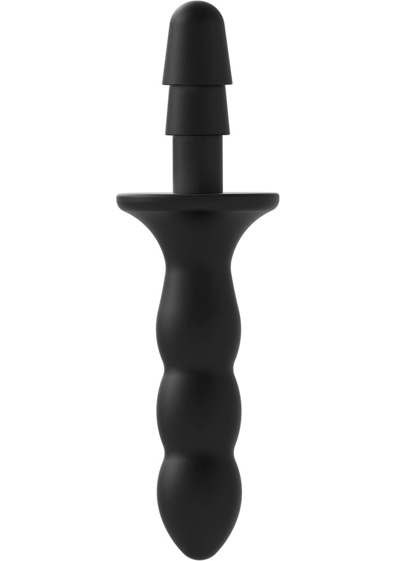 black textured dildo handle attachment