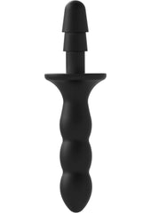 black textured dildo handle attachment