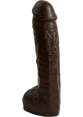 Vac-U-Lock Realistic Hung Dildo - Black - 12in