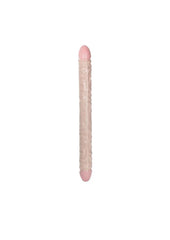 Vanilla Duo Veined Double Dildo