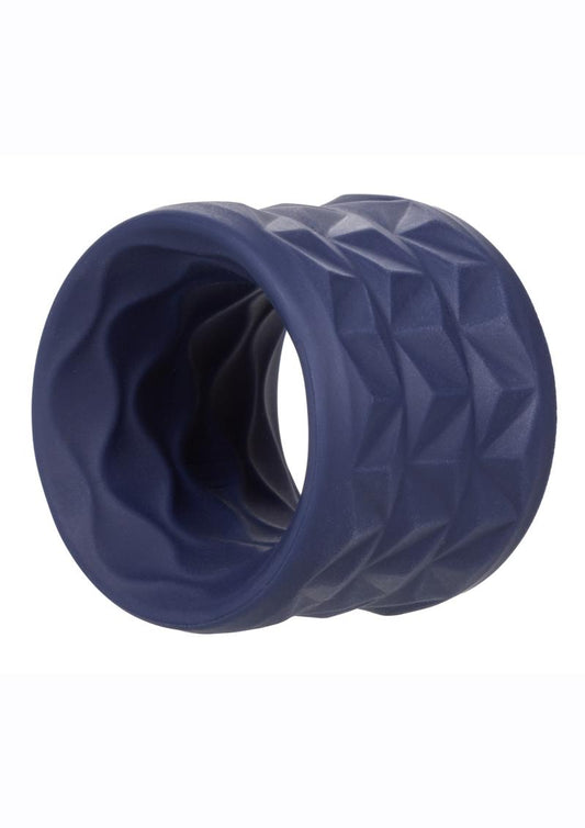 Viceroy Reverse Endurance Ring Silicone Cock Ring - Blue