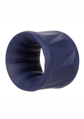 Viceroy Reverse Stamina Ring Silicone Cock Ring - Blue