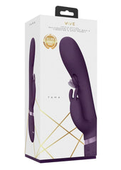 Vive Tama Rechargeable Silicone Wave and Vibrating G-Spot Rabbit - Purple