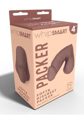 WhipSmart Soft and Discreet Packer - Chocolate - 4in