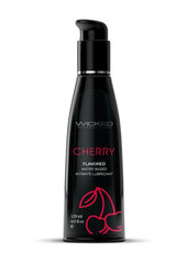 Wicked Aqua Water Based Flavored Lubricant Cherry - 4oz