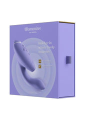 Womanizer Duo 2 Silicone Rechargeable Clitoral and G-Spot Stimulator - Lilac/Purple