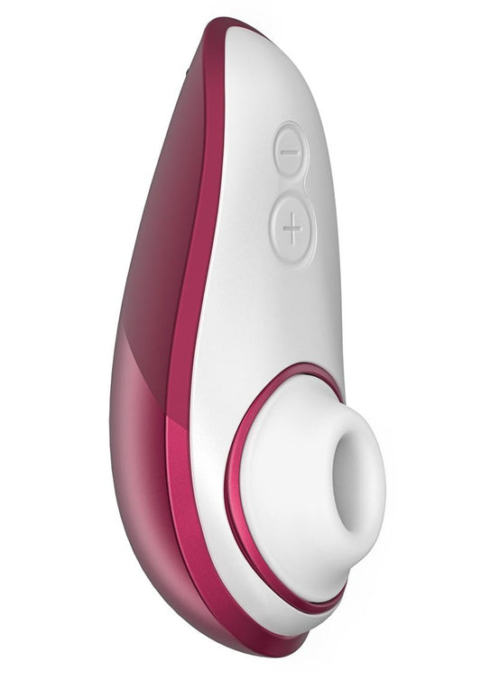 Womanizer Liberty Silicone Rechargeable Clitoral Stimulator - Red Wine