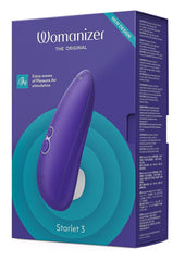 Womanizer Starlet 3 Rechargeable Silicone Clitoral Stimulator - Blue/Indigo