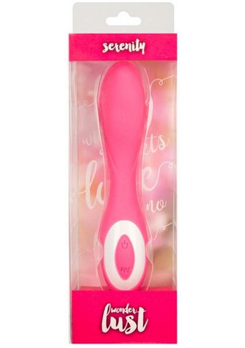 Wonderlust Serenity Rechargeable Silicone Vibrator - Pink