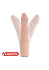 Silicone dildo with lifelike cock texture