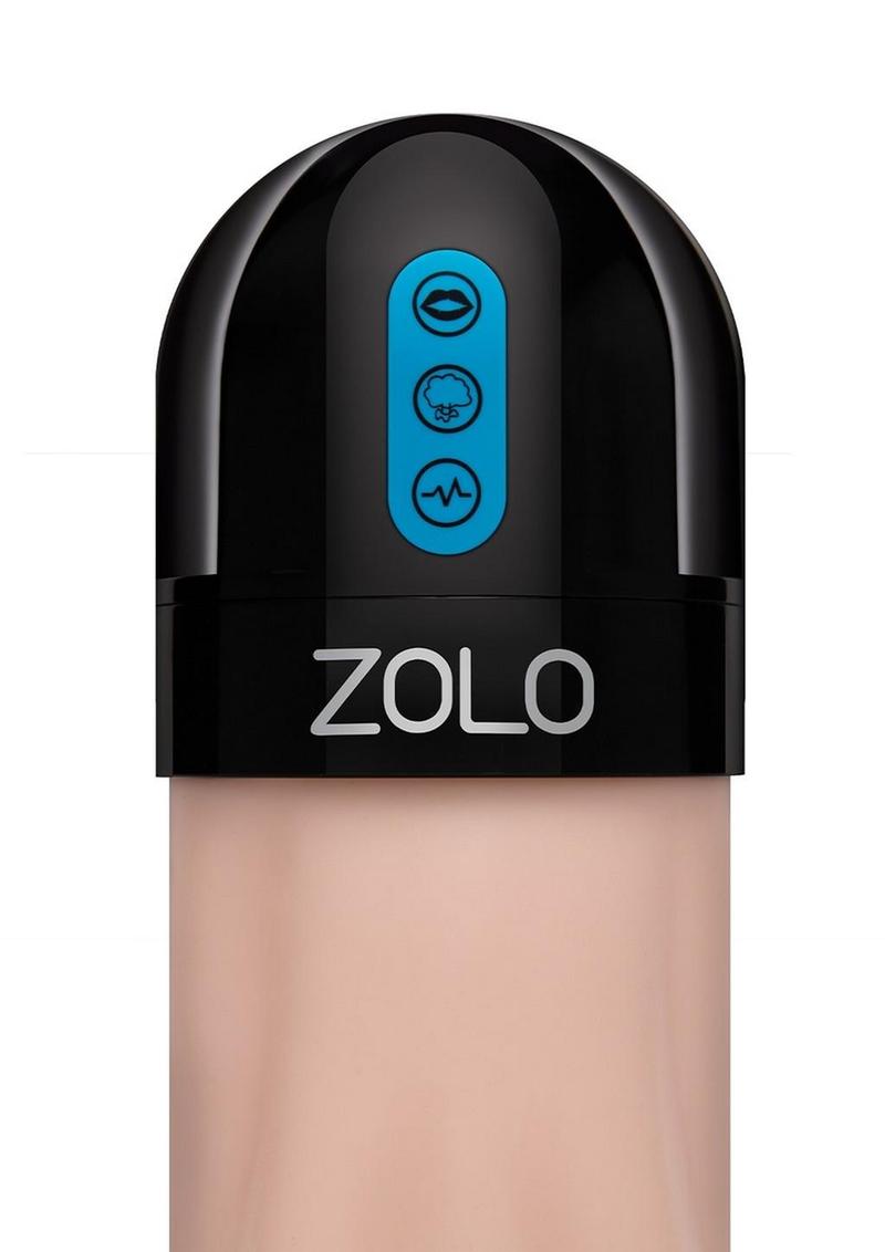 ZOLO Gawk Gawk Rechargeable Silicone Vibrating Deep Throat Blowbot Masturbator